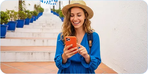Qrispy eSIM in action